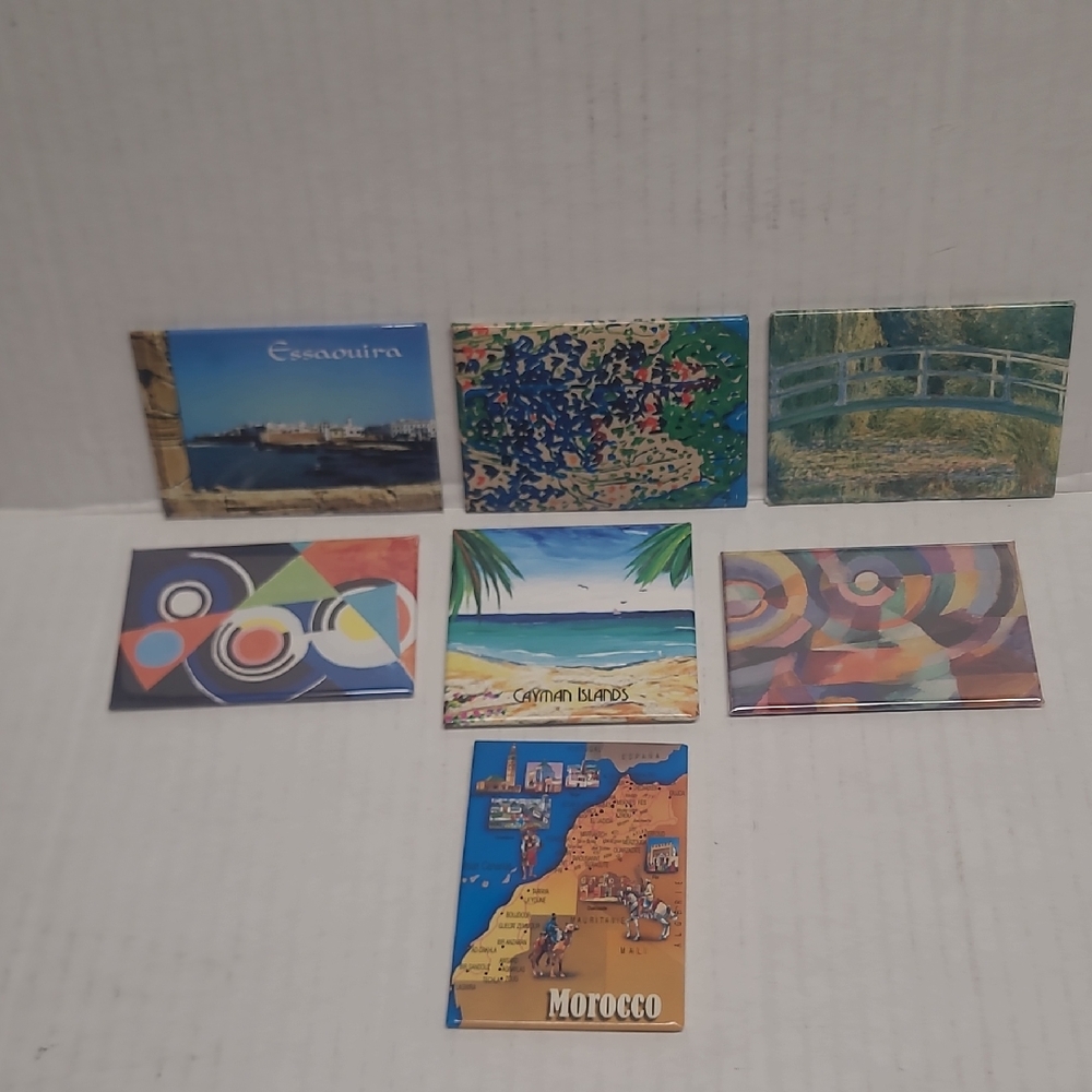A19: Colorful Moroccan Themed Magnets Set